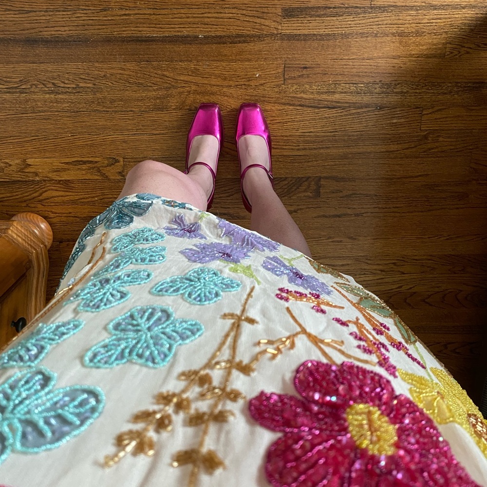 Funky White Floral Mini Dress